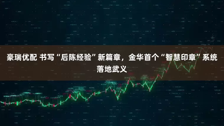 豪瑞优配 书写“后陈经验”新篇章，金华首个“智慧印章”系统落地武义